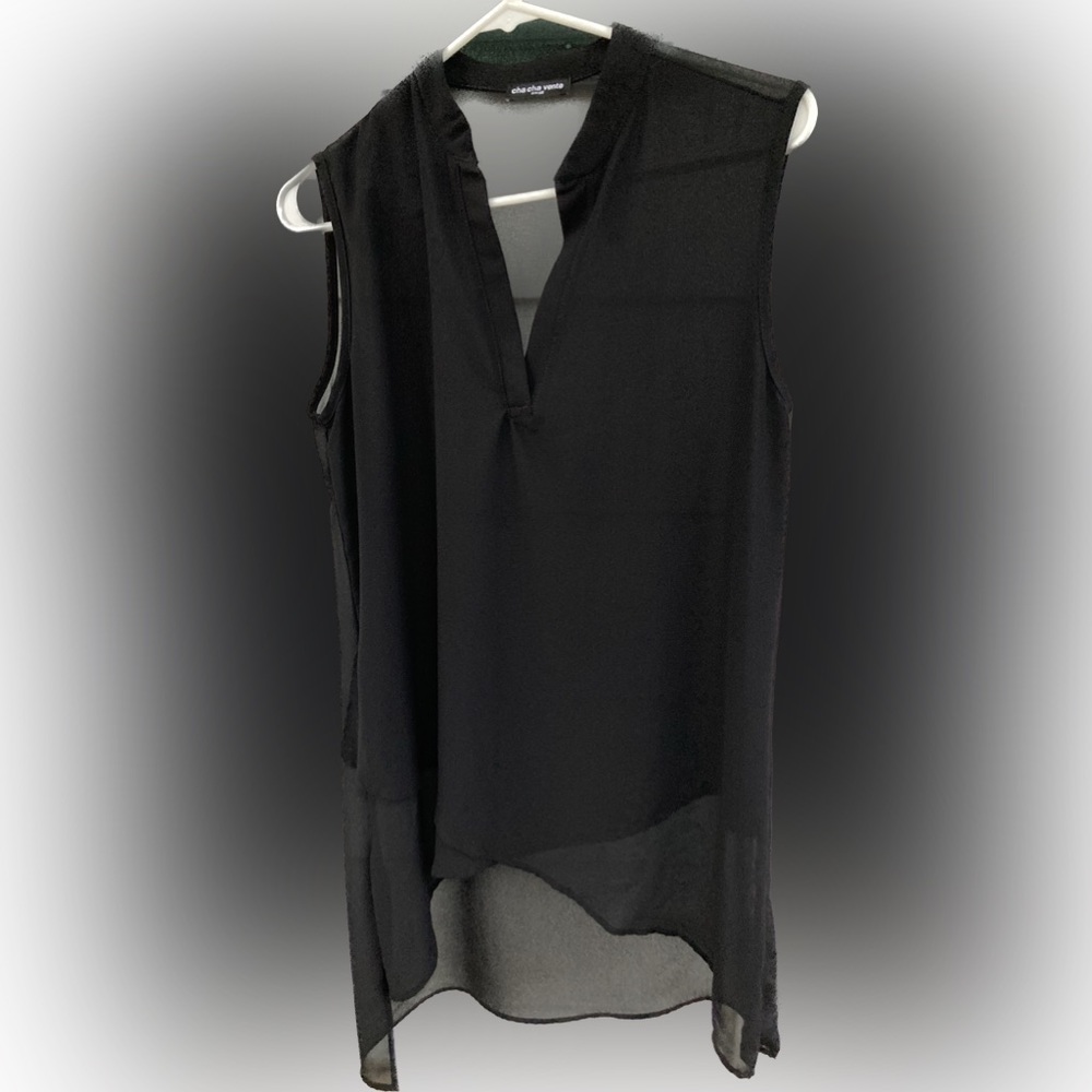 Cha cha vente tunic shirt size small